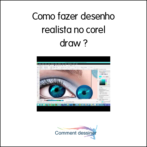 Como fazer desenho realista no corel draw